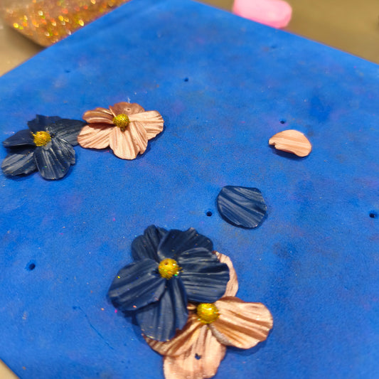 fabrication fleurs en pâte polymère, atelier créatif saint Renan