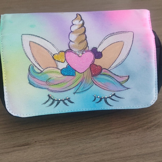 atelier customisation saint Renan, trousse licorne