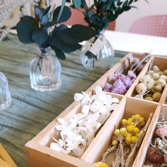 Atelier de création florale – Couronne en fleurs séchées