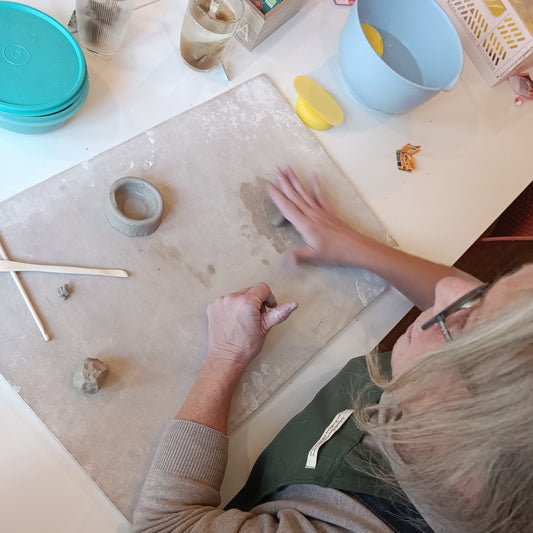 stage poterie, atelier céramique saint Renan 
