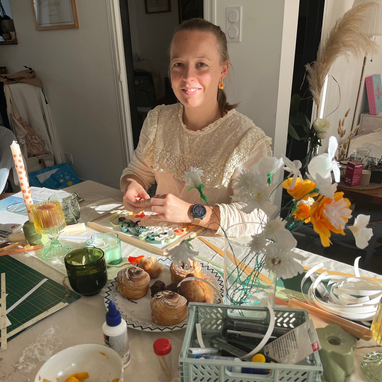 atelier scrapbooking échappe bulle